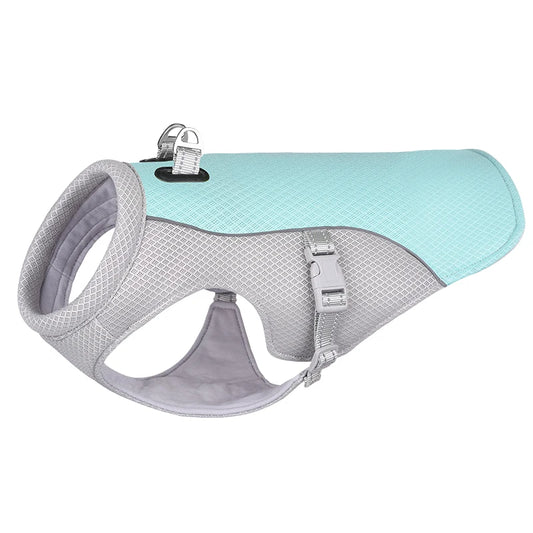 Summer Dog Cooling Vest Harness Reflective Quick Release Hot Pet Clothes Cool Jacket For Small Medium Largr Dog Accessories